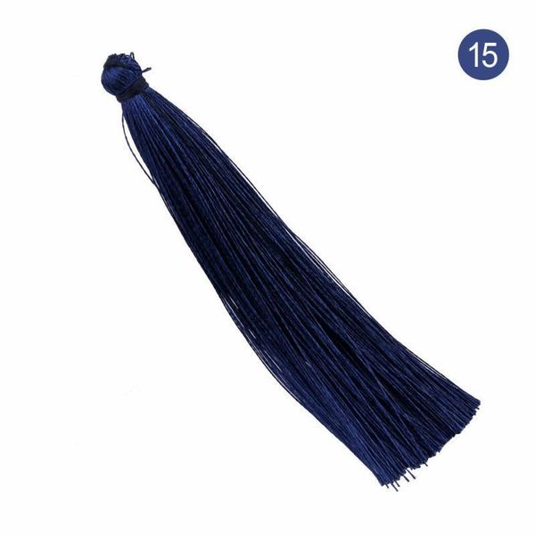 

10pcs 9cm colorful polyester tassel diy pendant curtain garment home textile making fringe trim craft tassels sewing accessories h qylmwe