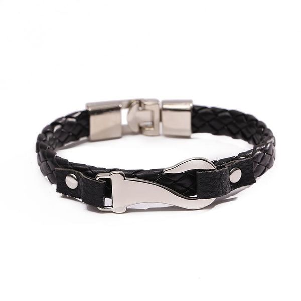 

junwei fashion men's hook bracelet leather jewelry gifts for men junwei qylrqr