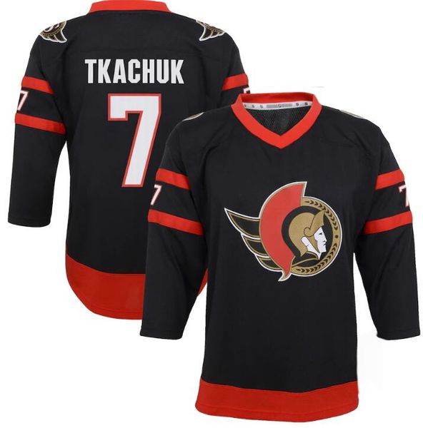 

ottawa senators thomas chabot fanatics 7 tkachuk 72 chabot 2020 home jersey 65 karlsson yakuda local online store dropshipping accepted men, Black;red