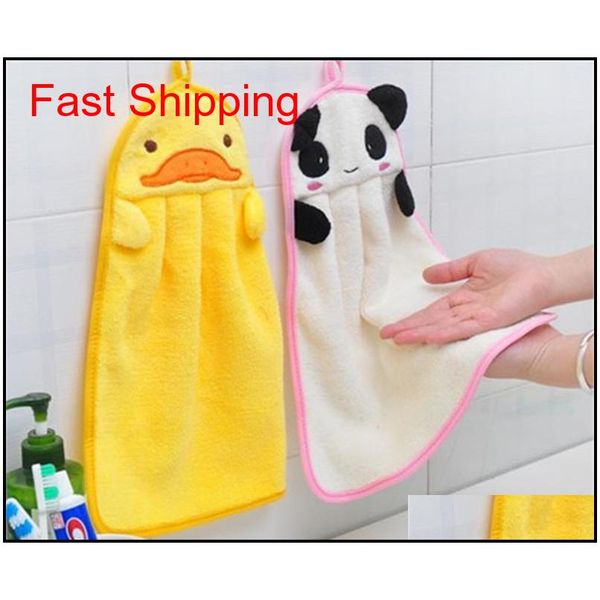 

lovely cartoon children hand dry towel for kids kitchen bathroom kid soft plush fabric hang towel fo qylyhy toys2010