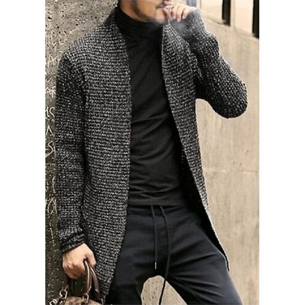 

men's sweaters 2021 arrival autumn winter cardigan male fashion good quality warm thick sweater men casual gray black mens, White;black