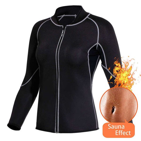 

fabric potential wicking women's neoprene sweat self heating sweatsuit long sleeves, Gray