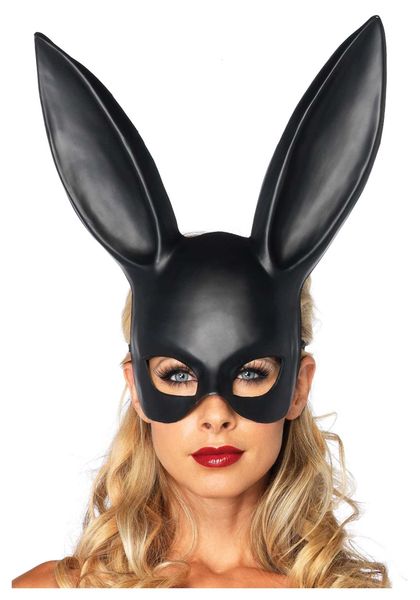 

10pcs rabbit party mask women ears mask cute bunny long ears bondage mask halloween masquerade party cosplay costume props