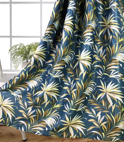 

curtain & drapes leaf curtains for living room darkening tropical bedroom