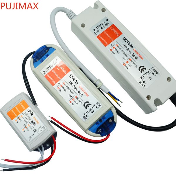 

12v 6.3a 72w power supply 18w 28w 48w 100w 90v-240v lighting transformers safy driver for led strip lights led bulbs