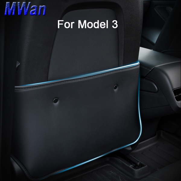 

for tesla model 3 rear seat kick pad anti-dirty protective pad