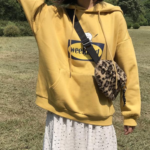 

simply crossbody bags lady chain travel small handbags leopard printed plush shoulder messenger bag for women 2021