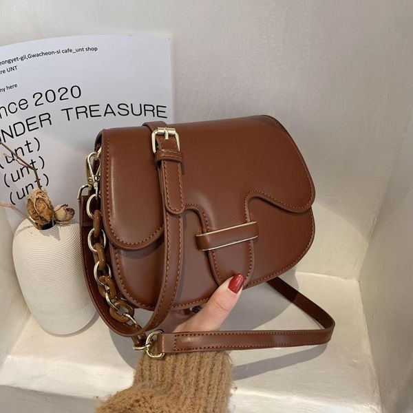 

cross body handbags for women 2021 pu leather high capacity shoulder bag all-match western style chain messenger quality totes
