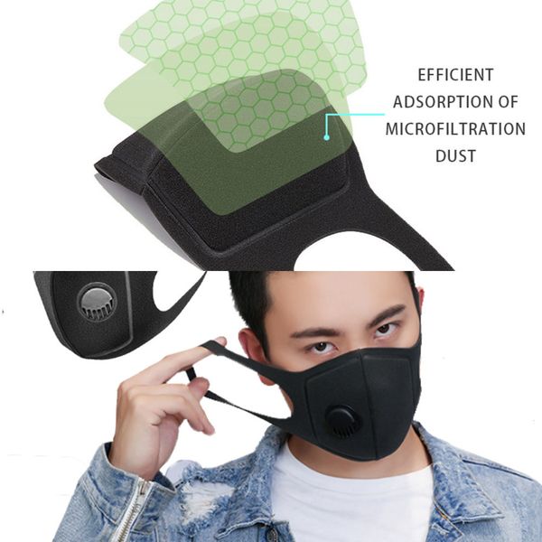 

anti dust pollution protection 6pcs face air cotton flu fabric facial mask disposable aumf