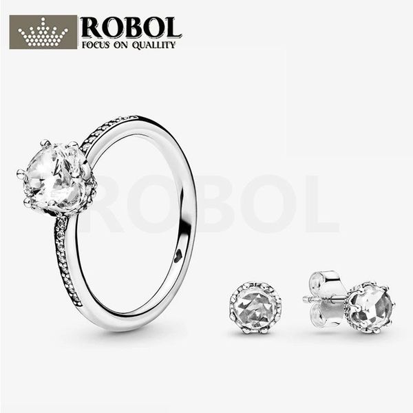 

cluster rings high-quality boutique s925 sterling silver ring white zircon classic design, simple and generous, light luxury elegant, Golden;silver