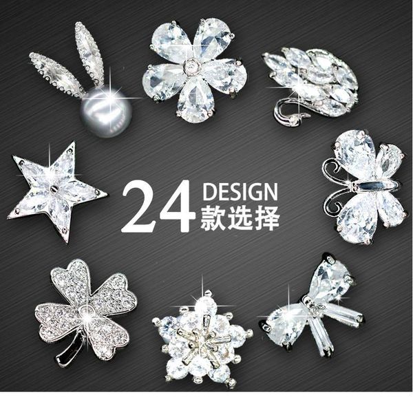 

jewelry rhinestone gold metal buttons pins for clothing replacement dress decoration snap diamond women cardig bbyzct, Blike;white