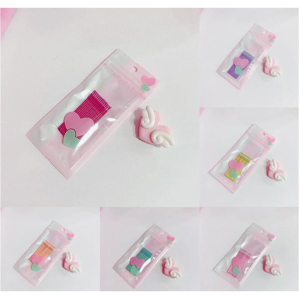 

14 шт. мягкие милые зажимы для волос измененный моделирование краска слова клип волна конфеты цвет волос клип лю hai маленькие зажимы волос