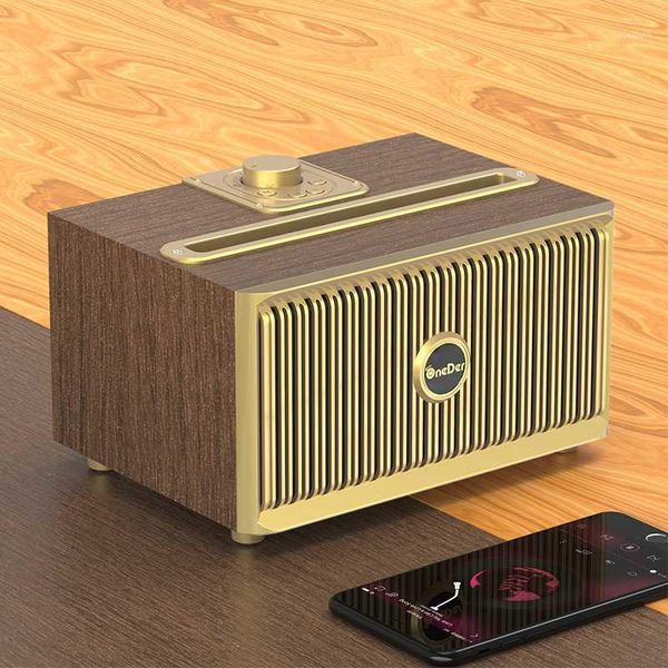 

2020 est retro classic wooden ultra high sound quality wireless bluetooth speaker stand furniture deskaudio 20w1