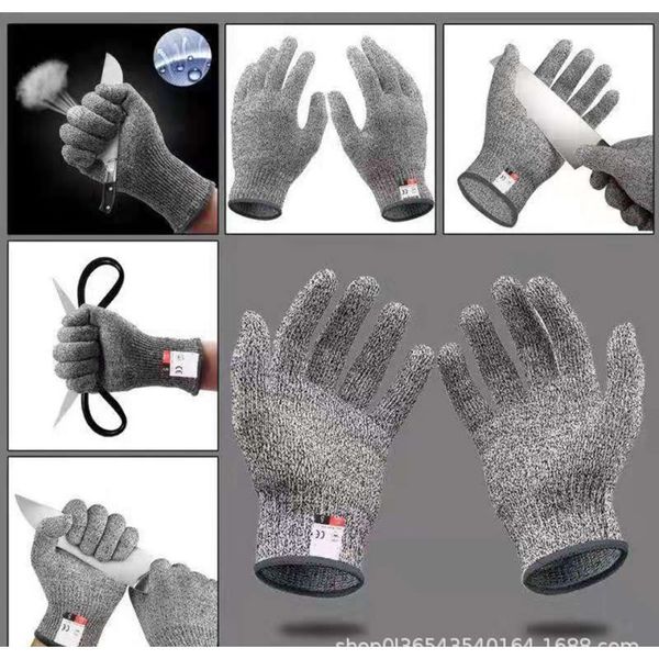 

1 пара кухня садовые ручные защитные перчатки мясные мясные разделочные рабочие перчатки mittens hppe крепкие перчатки h bbybsg ladyshome