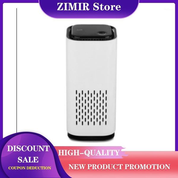 

air purifiers household automobile purifier dust smoker pollen pet dander belt high efficiency filter luminous portable purifier1