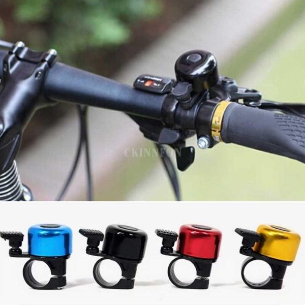 

bike horns dhl 500pcs for safety cycling bicycle handlebar metal ring bell horn sound alarm outdoor protective rings