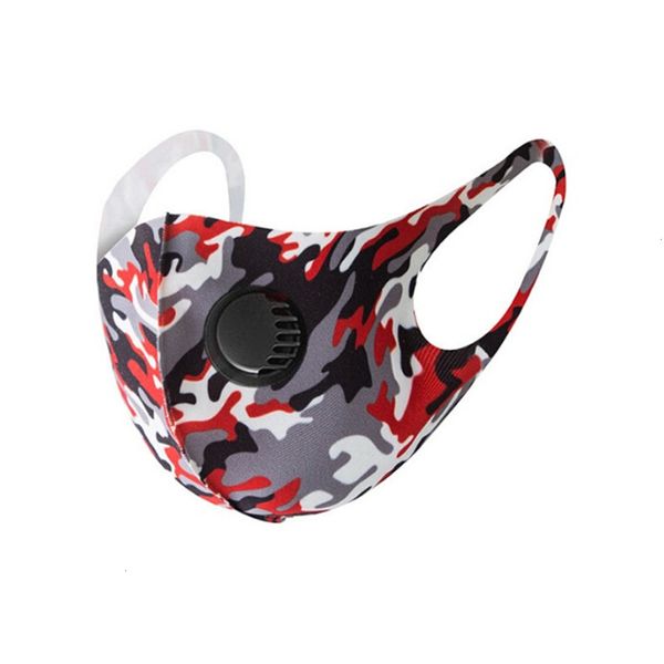 

designer protective reusable colorful washable camo face mask mouth cover adults kids size dustproof with brea