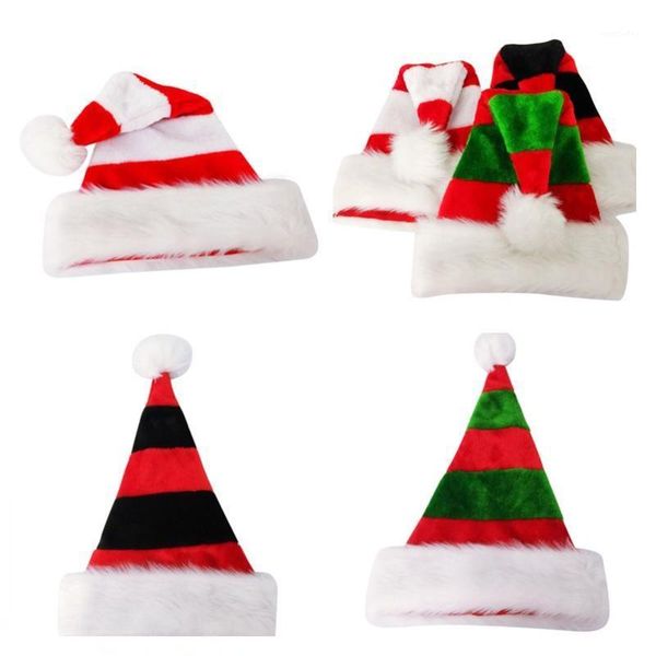 

christmas decorations 3 styles striped hats merry caps hat for and kids xmas decoration year's gifts home party supplies1