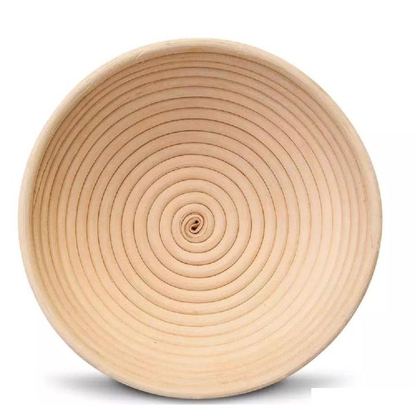 

12inch 30*8cm round banneton brotform cane bowl shape bread dough proofing proving natural rattan basket baskets with rem qylrgm bwkf