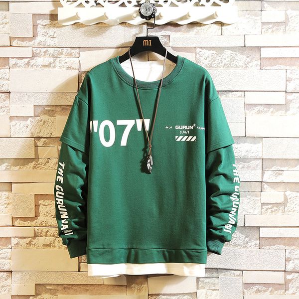 

2021 new love of father printed japana letter print streetwear hoodie men sweatshirt hip hop green hoodies 961g, Black