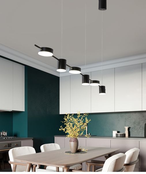 

modern minimalist restaurant pendant lamp strip minimalist bar table dining room creative long shape pendant lights