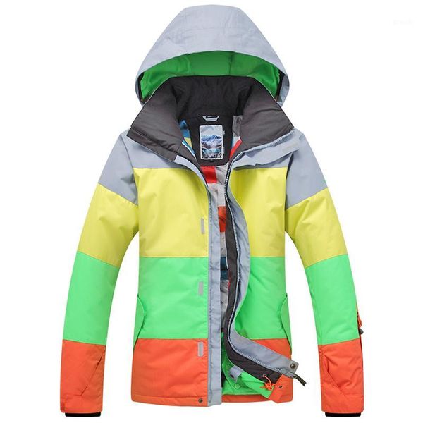 

skiing jackets gsou snow man wear breathable and waterproof windproof ski jacket men winter sport suit snowboard suit1