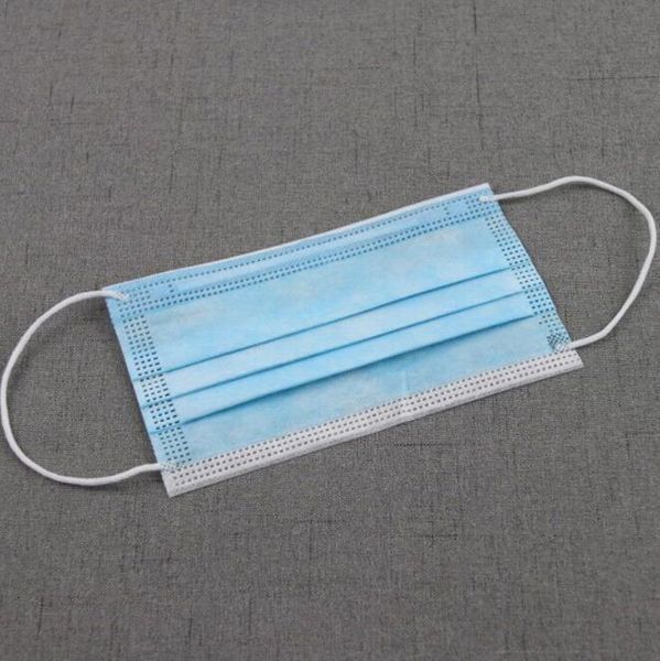 

mask adults white kids disposable blue face mascherine mouth mask 3 layers anti dust children's eymk