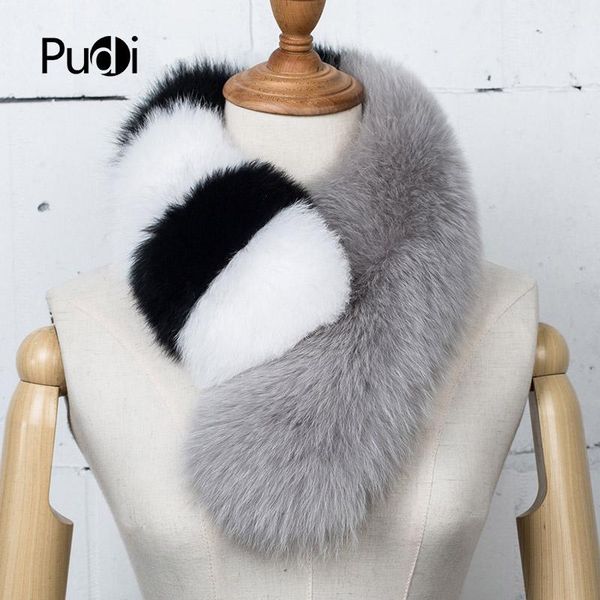 

scarves aorice sf733 women's fashion fur scarf real color splice can be selected in many colors winter, Blue;gray