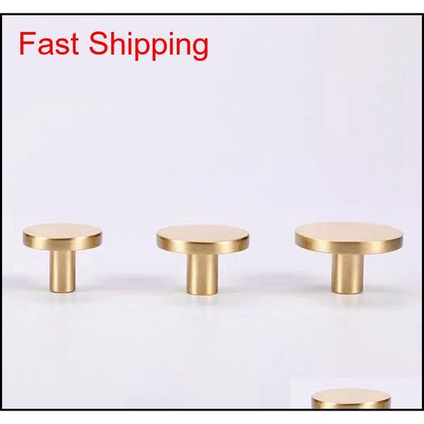 

gold kitchen cabinet knobs solid brass furniture drawer handles pulls single hole dresser knobs cupbo qylblh bdenet