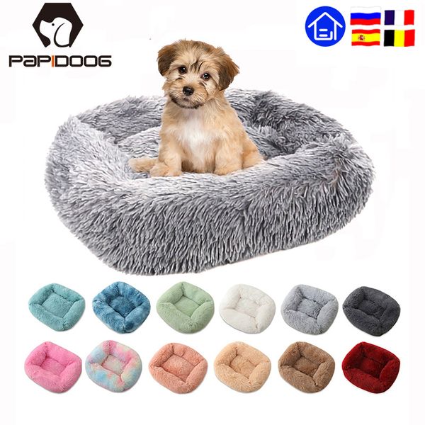 

warm winter square er soft sleeping dog bed long plush washable cat mat basket for large dogs puppy house nest cushion sofa