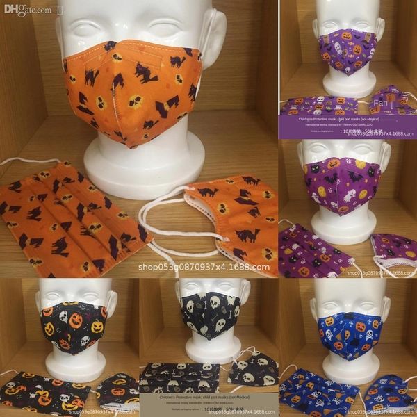 

dxtes hallowmas for face cotton dust-proof children breathable shippingchristmas printing xmas elk mask kids xz mask face claus santa m ilrs