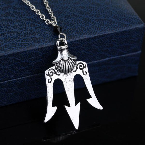 

percy jackson sea of monsters pendant necklaces women vintage choker necklace accessories chains, Silver
