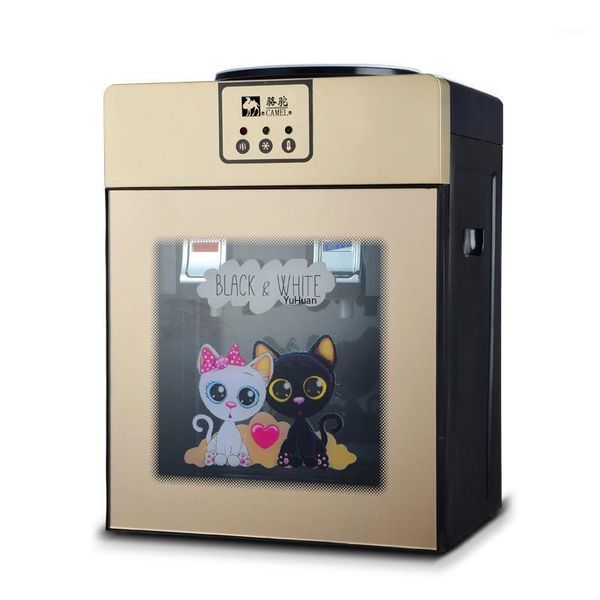

220v household drink dispenser mini-cooling heating cute water dispenser office water heater drink gadgets for home1