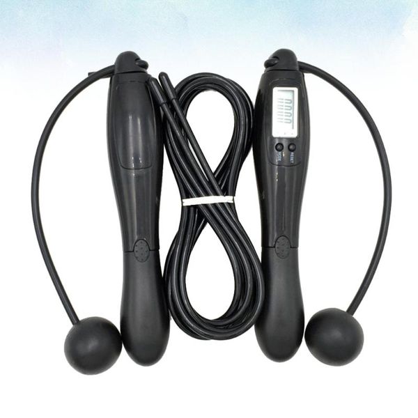 

интеллектуальные электронные подсчетные прыжки ropes sport тренировки пропуск канат скакал на открытом воздухе крытый (черный, wi