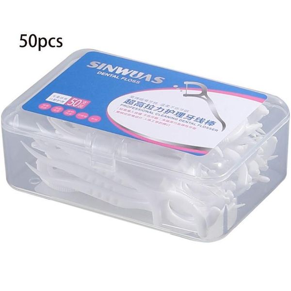 

disposable superfine dental floss picks stick bow-shaped tooth cleaner toothpick oral hygiene tool with portable case 5 sqcnvm