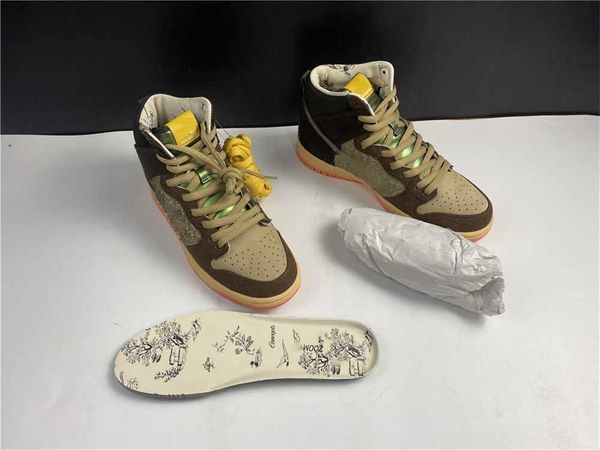

mallard authentic concepts x sb dunk high dc6887-200 men mens running shoes dc6887-200 rattan/parachute beige chalk-baroque brown