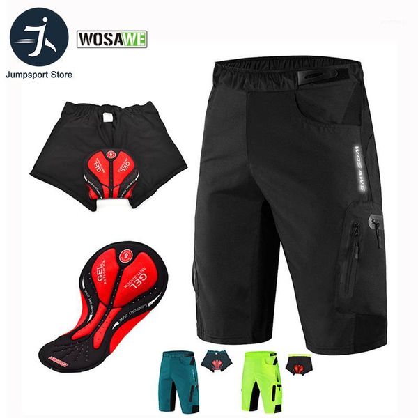 

new men's loose cycling shorts 3d padded outdoor sports rain dirty resistance breathable bicycle downhill bike racing shorts1