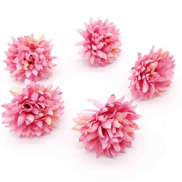 

10 шт. лот искусственный цветок 4см шелковый гвоздика цветочная голова свадьба вечеринка украшения дома diy венок подарочная коробка скрапта