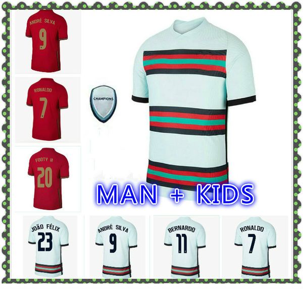

2020 2021 pt guerreiro soccer jerseys 20 21 2021 joao felix guerreiro dias men kids football shirts kits maillot de foot, Black