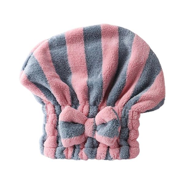 

shower caps 1pc striped cap lovely bathing bathroom home absorbent