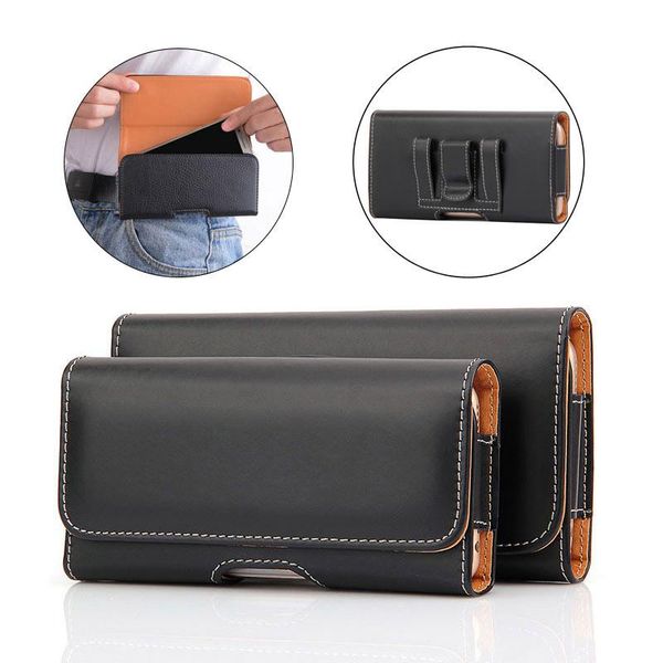 

universal mobile phone pouch small waist packs bag men waist packbag slim handbags belt clip holster leather phone bags