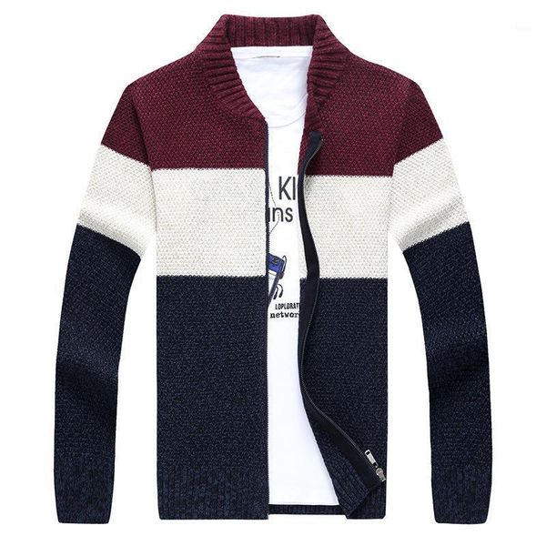 

spring autumn men's sweater patchwork v-neck knitting thick warm stretchy casual personality quality male cardigan1, White;black