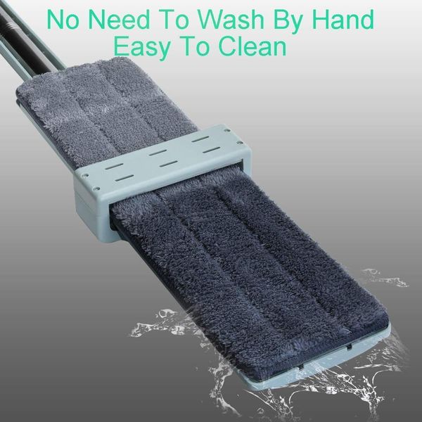 

mop floor cleaning microfiber mop squeeze flat mop 360 rotation spin wet dry floor cleaning hand wash wmtyif mywjqq