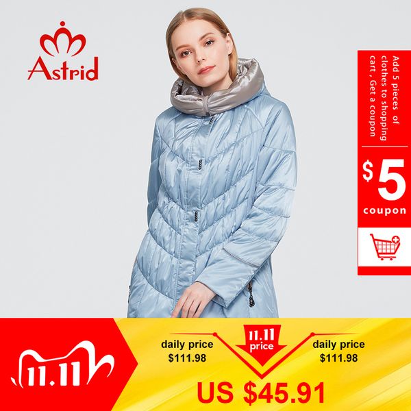 Astrid giacca invernale da donna cappotto Casual femminile Parka femminile con cappuccio Cappotti solido Ucraina Plus Size moda stile migliore AM-5810 201031