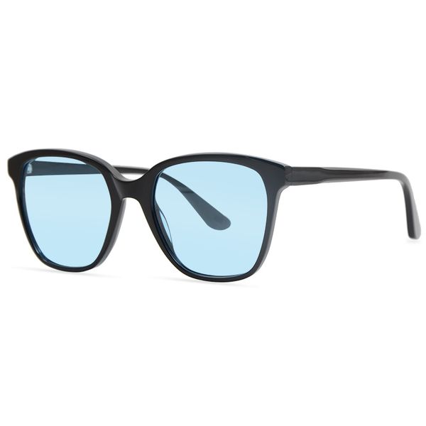 

2020 fashion shiny black bio acetate sunglasses shenzhen