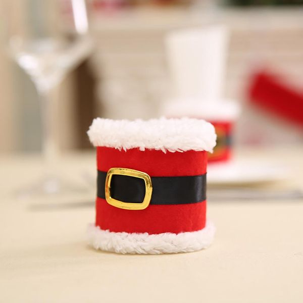 

fenkicyen christmas towel case santa belt roll paper holder xmas table paper tissue napkin rings tableware navidad napkin rings q wmthgx