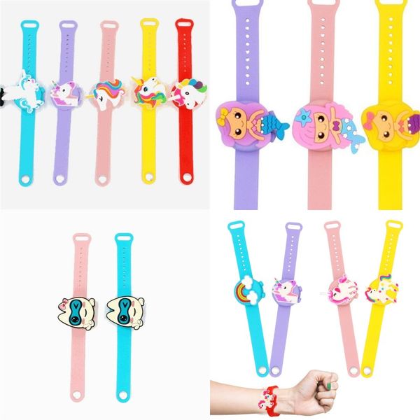 

popular wristbands womens mens bracelets silicone wristwatches liquid soap hand sanitizer wash ventilation smooth 6 5xha f2