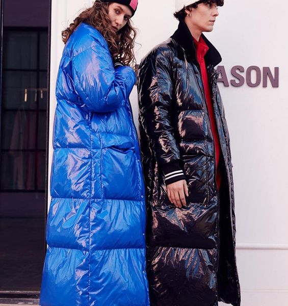 

s-7xl plus size 90% of female long winter coat x-thicker duck down black parkas blue in straight fashion warm