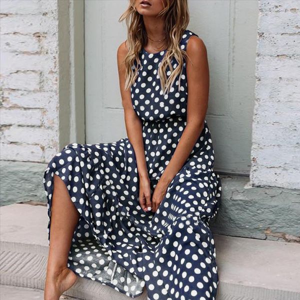 

womens print pajamas neck long dress party dress womens beach clothes drop shipping, Black;gray