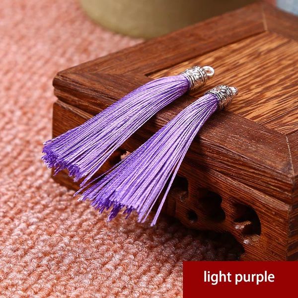 

12pcs lot metal cap tassels silk fringe bangs flower tassel trim decorative tassels for curtains home decoration accessories h jlldxa